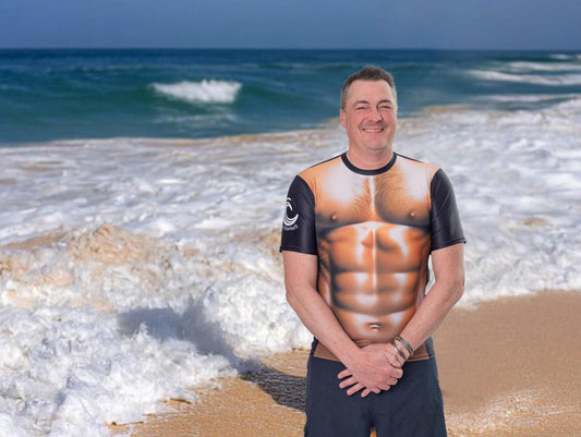 Male Short Sleeve Rash Guard