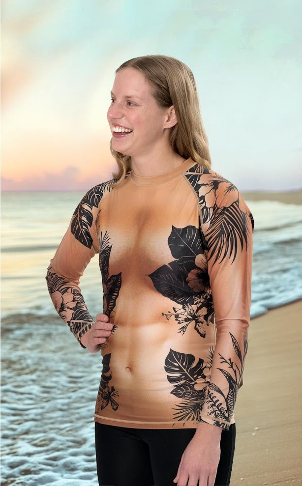 Female Long Sleeve Rash Guard