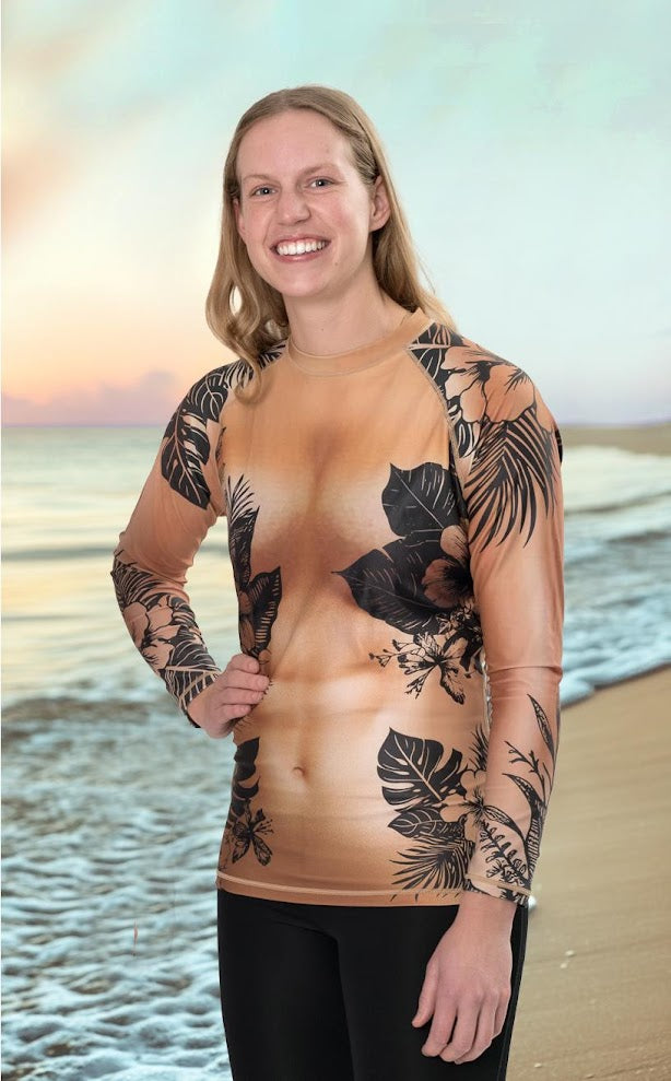 Female Long Sleeve Rash Guard