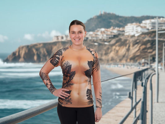 Female Long Sleeve Rash Guard