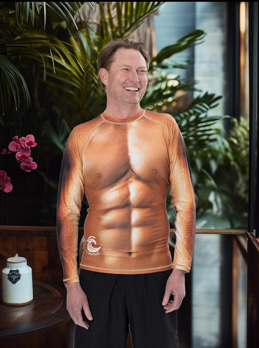 Male Long Sleeve Rash Guard