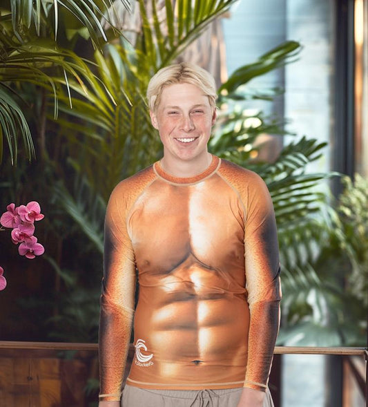 Male Long Sleeve Rash Guard