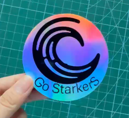 Go Starkers Merch (key ring + sticker)